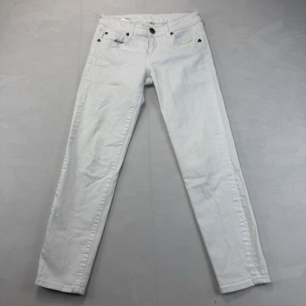 KUT from the Kloth Women's Size 2 White Straight Leg Jeans Denim Pants